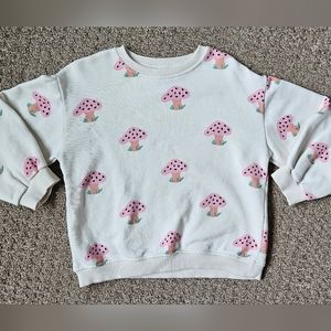 Zara 🍄 Mushroom Oversized Sweater size 4-5